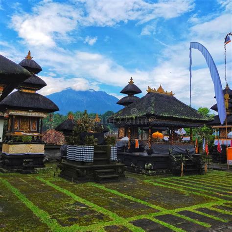 Balinese Hindu Temple In Bali Stock Photo Image Of Landscape Temple