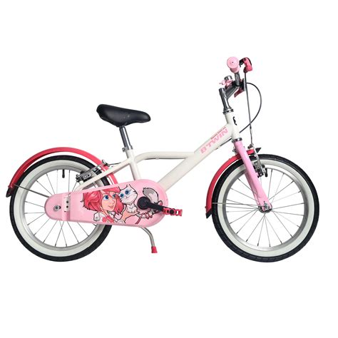 Girls Kids Bike Btwin 16 Inch Doctor Girl 500 4 6 Years Pink