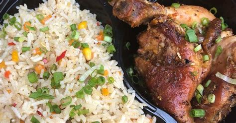 When browned, reduce heat and cover skillet; Lunch: Belly Jolly Everyday special fried rice with fried ...