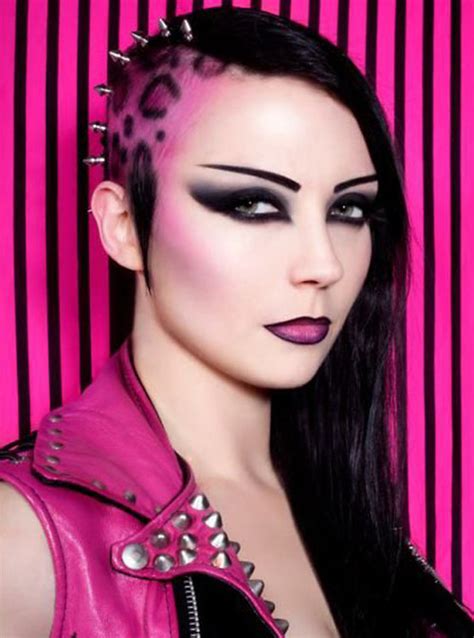 Cute Makeup Ideas • Looking Bold And Daring In Punk Makeup Ideas