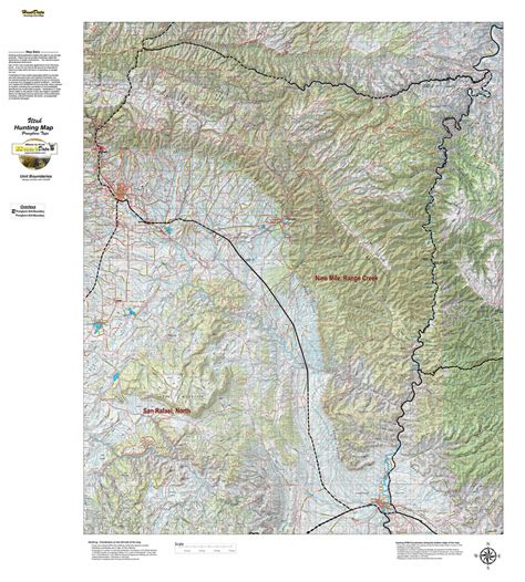 UT Antelope Topo Unit Map. - Hunt Data