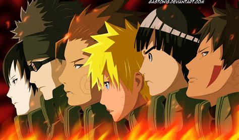 Naruto In Fire By Gaston18 On Deviantart