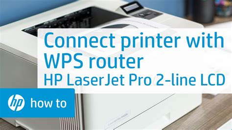 Connecting And Installing An Hp Laserjet Pro 2 Line Lcd Printer With A