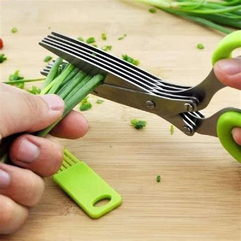 Plastic Green Herb Scissors For To Cut Various Herbs Rs 110piece