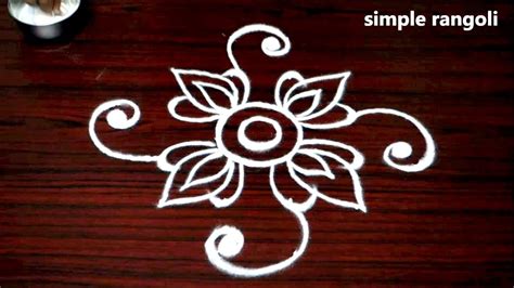 Simple Kolam Designs With Dots Step By Step 6x2 Dots Muggulu Designs
