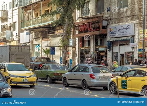 Streets Of Amman Jordan Editorial Photo Image Of Historic 186064396
