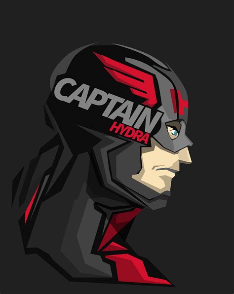 Captain Hydra Digital Wallpaper Captain America Hd Wallpaper