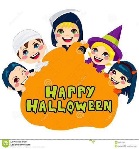 Check spelling or type a new query. Happy Halloween Pumpkin Kids Stock Vector - Illustration ...