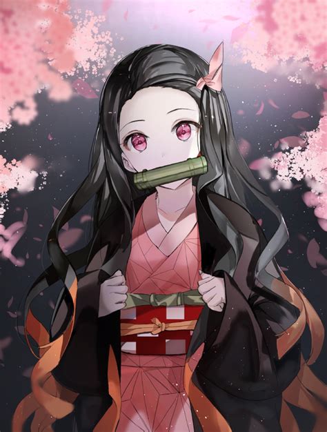 Demon Slayer Characters Nezuko Wind Wallpaper Images And Photos Finder