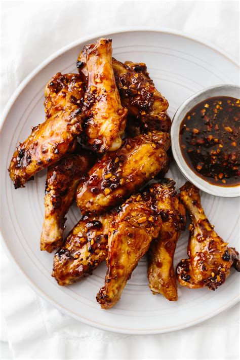 Cover and marinate in the refrigerator for at least an hour. Soy Garlic Ginger Chicken Wings | Downshiftology