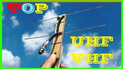 Top Uhf Vhf ️ Antena Dipolo ️ Coaxial ️descubre Como Hacer Youtube
