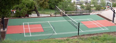 Find tennis or game court builders & resurfacers near you. diy residential volleyball court - Google Search | Solar ...