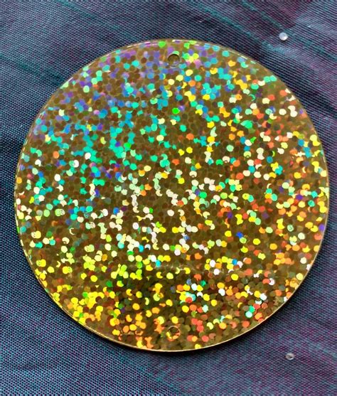 Large Gold Holographic Sequins Etsy