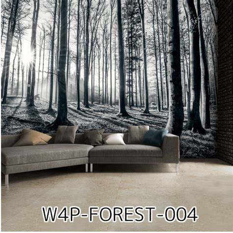 楽天市場 1wall 輸入壁紙 紙 315×252センチ W4p Forest 004：かっこ屋 楽天市場店