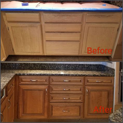 Before And After Photos Of Cabinet Refacing
