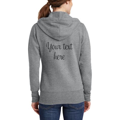 Create Your Own Embroidered Zip Hoodie Personalized Brides