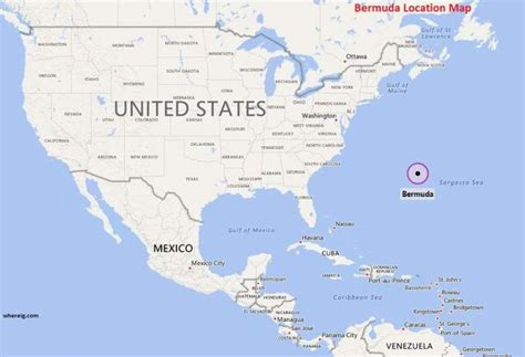 Where Is Bermuda Bermuda Location Map List Of Country Names