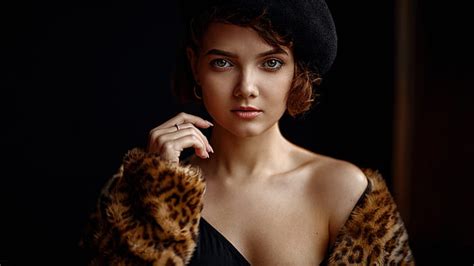 Hd Wallpaper Victoria Sokolova Women Model Brunette Portrait
