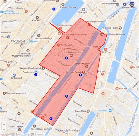 Exploring The Amsterdam Red Light District Map A Guide To The Most Controversial Area In The