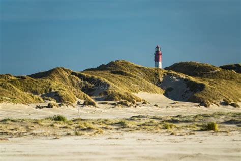 Dunes On The North Sea Coast On The Island Amrum Germany Stock Photo