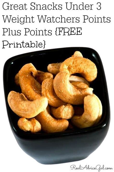 Great Snacks Under 3 Weight Watchers Points Plus Points
