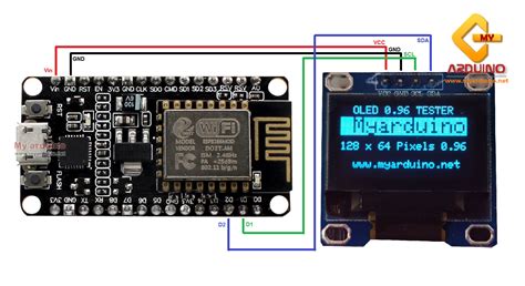 Esp8266 Oled Sdd1306 Wiring And Basic Use With Esp8266 And Arduino