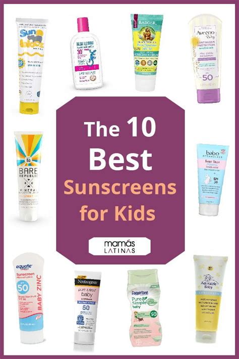 These Are The Ewgs 10 Best Sunscreens For Kids This Year Best
