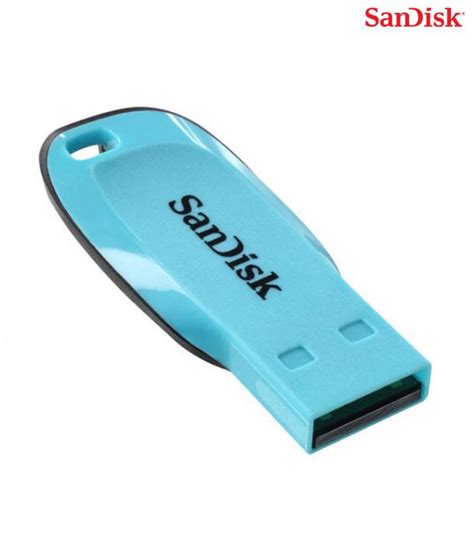 Sandisk Cruzer Blade Usb Flash Drive 8gb Blue Buy Rs Online