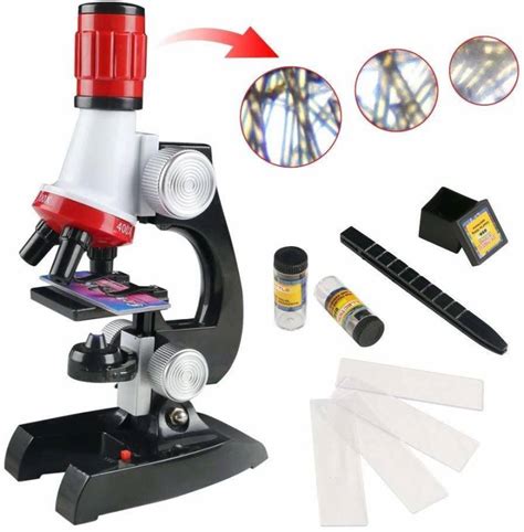 Lukzer Science Kits With Slides Educational Beginner Microscope Kit
