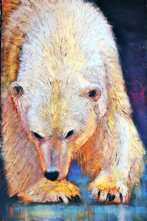 Polar Bear Bear Paintings Bear Art Polar Bear Art