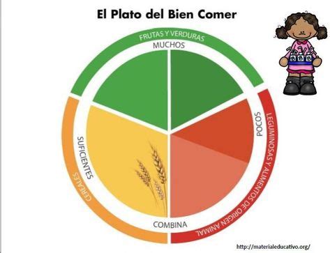 Plato Del Bien Comer Recorto Y Pego Plato Del Bien Comer Plato Del Images