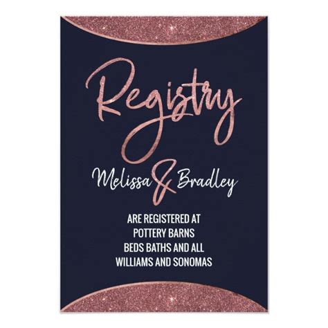 Navy federal gift card is one of the famous gift cards out there. Rose Gold Glitter Navy Blue Circular Gift Registry ...