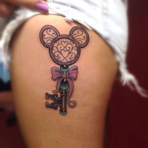 Disney Key ️ Mouse Tattoos Disney Key Tattoo Mickey Tattoo