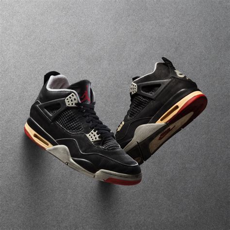 The upper of the jordan 4 retro starfish (w) is composed of black metallic mesh. Air Jordan 4 Retro OG 'Bred' History