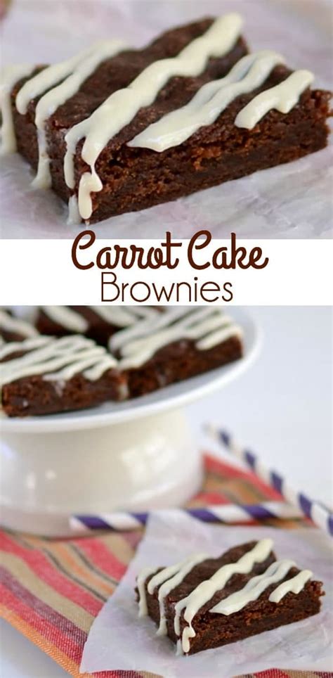 Carrot Cake Brownies Crazy For Crust