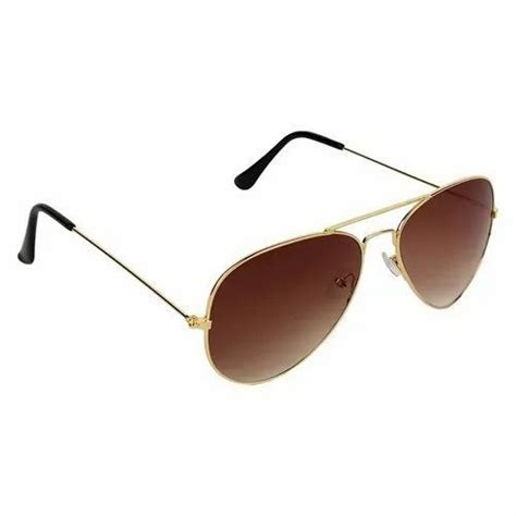 aviator brown lens golden sunglasses at rs 35 piece in new delhi id 21777976188