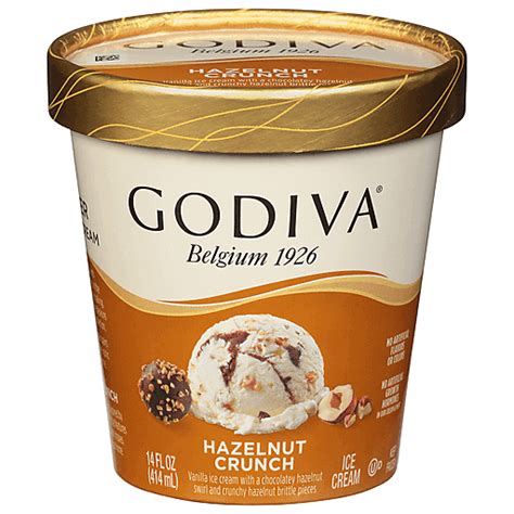 Godiva Ice Cream Hazelnut Crunch 14 Fl Oz Ice Cream Treats