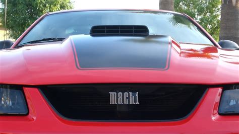 Custom Mach 1 Grill Emblem Mustang Boards