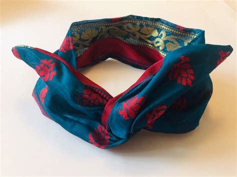 Buy Luxury Silk Up Cycled Headband Online In India Etsy
