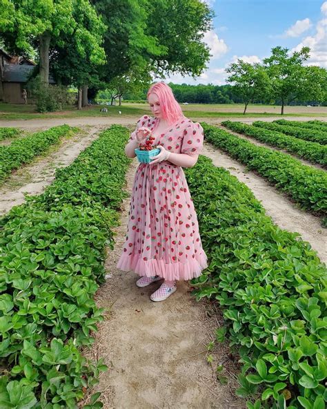 Lirika Matoshis Strawberry Midi Dress Is Making Waves On Social Media Thanks In Part To The