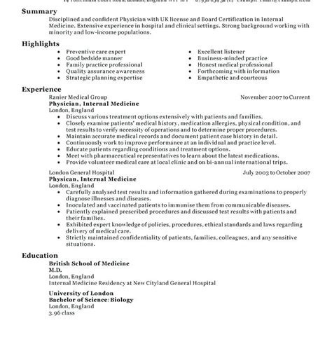 Looking at this doctor resume template for word alongside our tips provides the first step in understanding what to include in your own. 12-13 sample physician resume - lascazuelasphilly.com