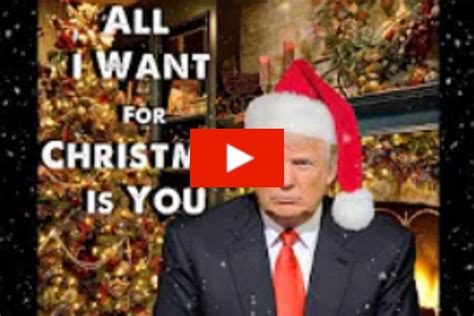 Watch Donald Trump ‘sing Mariah Careys “all I Want For Christmas Is
