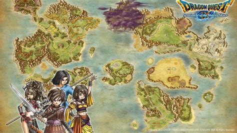 Dragon Quest Ix World Map New York Map Poster