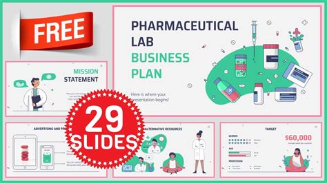 Pharmaceutical Lab Business Plan Presentation Free Powerpoint