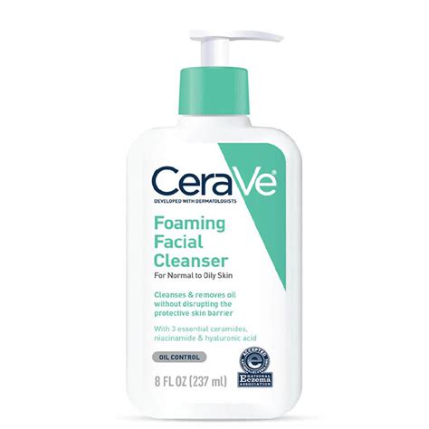Cerave Foaming Face Cleanser for Normal to Oily Skin 237ml  