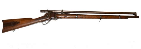 New Model 1859 Sharps Rifle With Original Scope In Berdan Serial