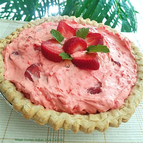strawberry cream pie what s cookin italian style cuisine