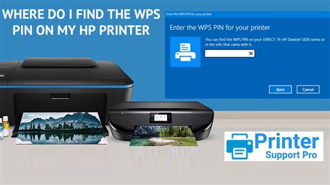 What Are The Steps To Find Wps Pin On The Hp Printer Hp Printer