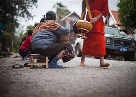 Alms Giving Laos Audley Travel