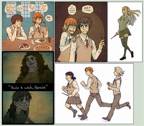 Genderbend Harrypotter Harry Potter Vs Twilight Fan Art 29120798 Fanpop